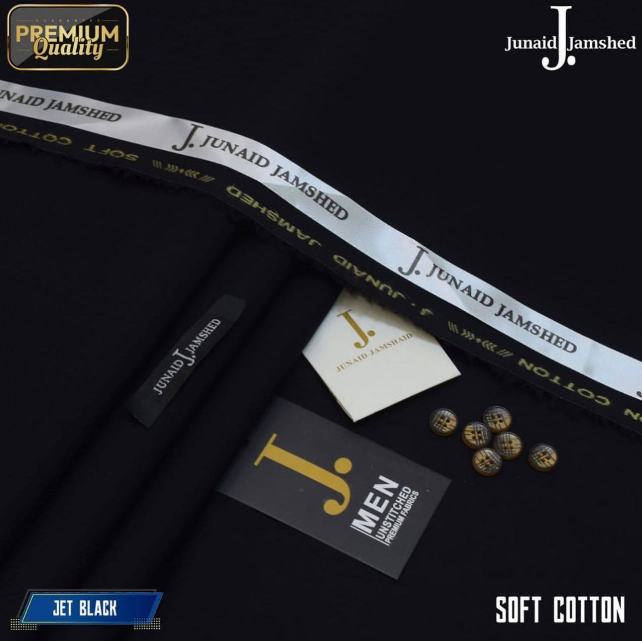 Junaid Jamshed Egyptian Cotton Black