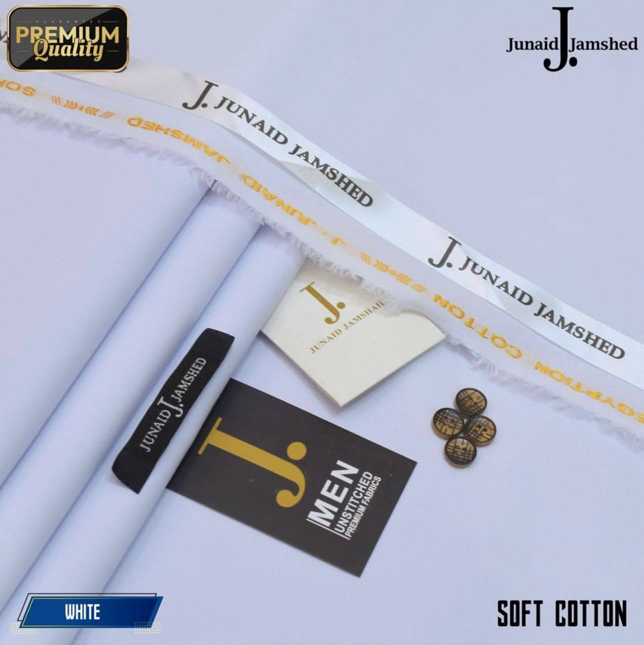 Junaid Jamshed Egyptian Cotton White